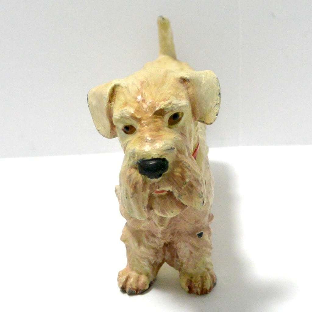 Cold-Painted Metal Sealyham Terrier Figurine #4 - A Dogs Tale Collectibles