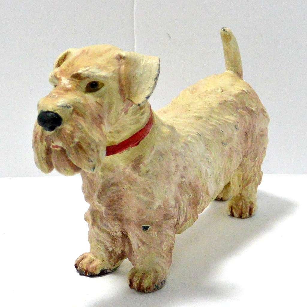 Cold-Painted Metal Sealyham Terrier Figurine #5 - A Dogs Tale Collectibles