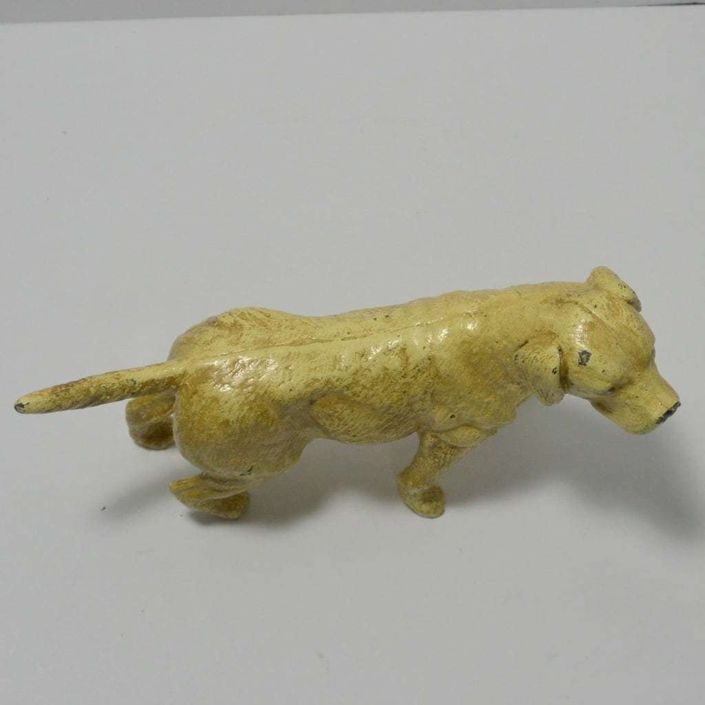 Vintage Cast Iron Yellow Labrador Retriever Doorstop - Image 10