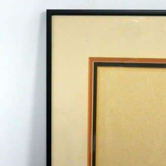 Black English Cocker Spaniel Pair Portrait Frame