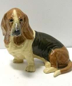 Basset Hound Porcelain Figurine - CRM-2644