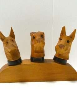 Dog Head Bottle Stopper Trio