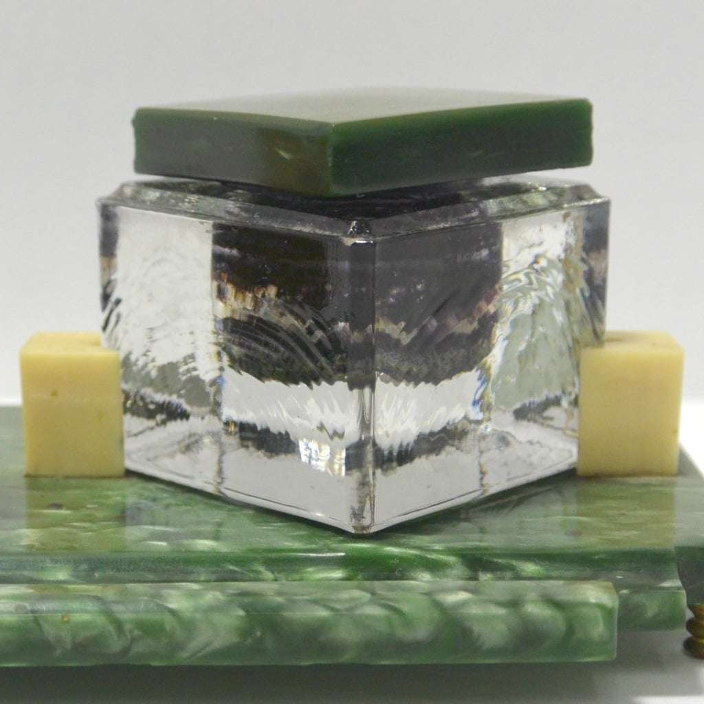 Art Deco Inkwell with Scottish Terrier Dogs #4 - A Dogs Tale Collectibles