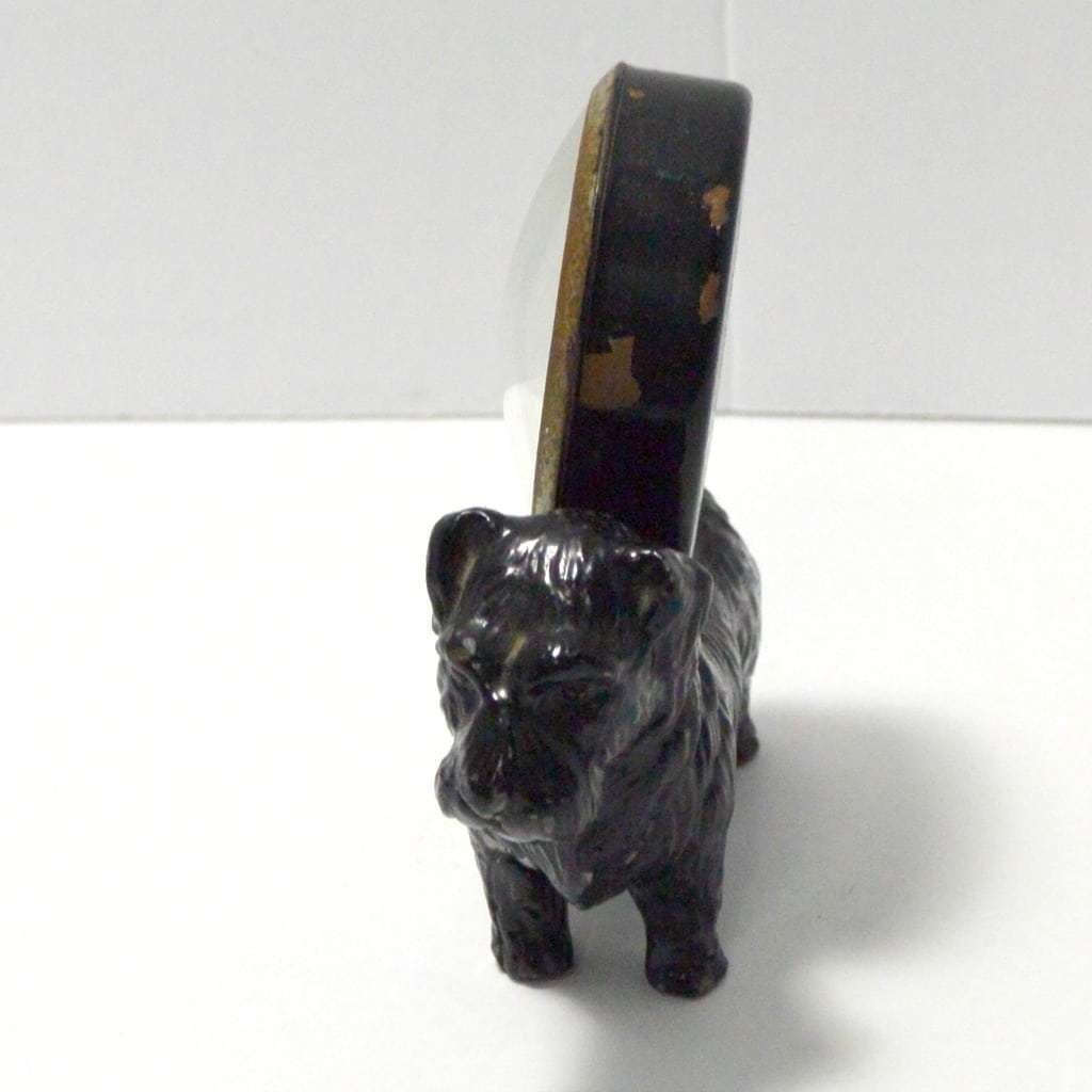 Vintage Cast Iron Scottish Terrier with Fahrenheit Thermometer #4 - A Dogs Tale Collectibles
