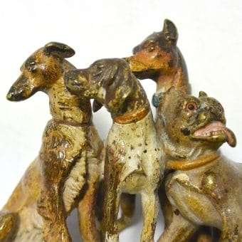 Cold Painted Bronze Familyce