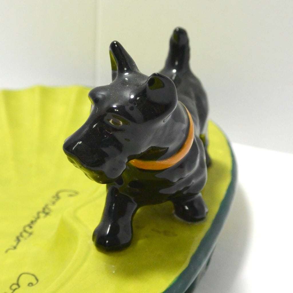 Vintage Decorative Plate with Scottish Terrier c.1960's #3 - A Dogs Tale Collectibles