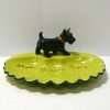 Vintage Decorative Plate with Scottish Terrier c.1960's