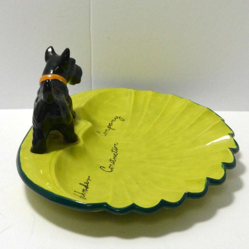 Vintage Decorative Plate with Scottish Terrier c.1960's #4 - A Dogs Tale Collectibles