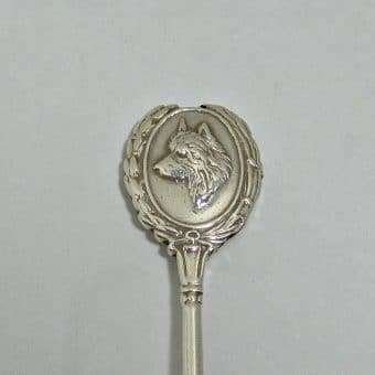 Sterling Silver Cairn Terrier Spoon