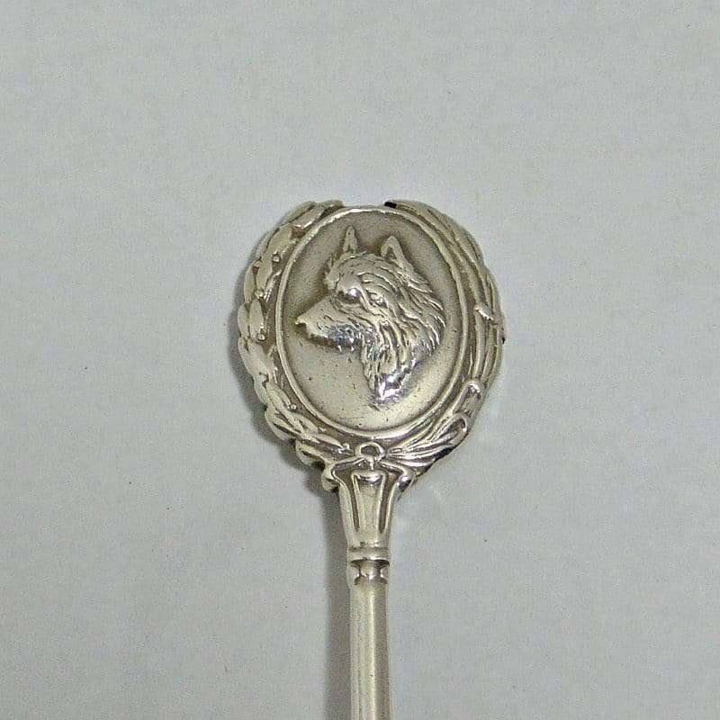 Sterling Silver Cairn Terrier Spoon