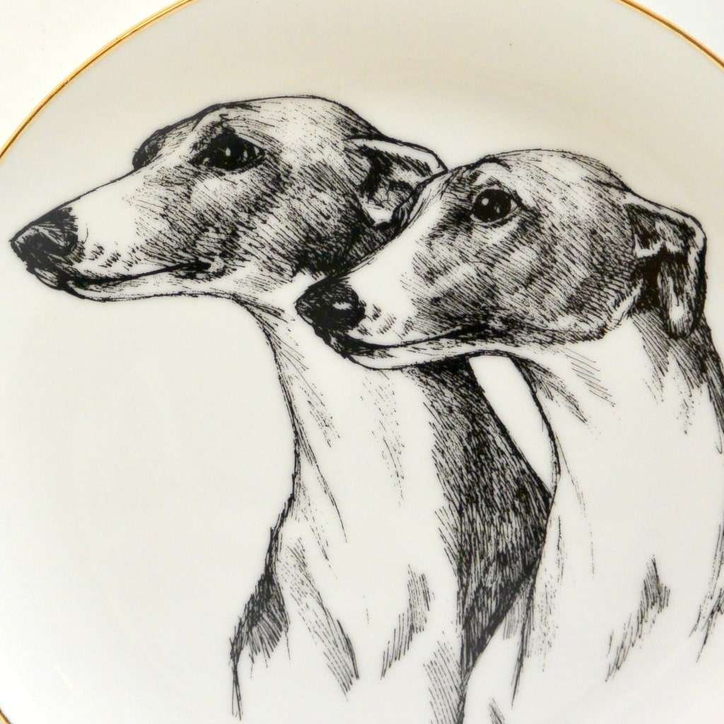 Greyhound/Whippet Decorative Plate #1 - A Dogs Tale Collectibles