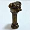 Miniature Bronze Pug Dog Pipe Tamper