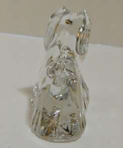 Baccarat Crystal Yorkshire Terrier Dog back