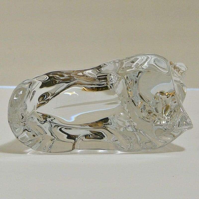 Baccarat Crystal Yorkshire Terrier Dog bottom