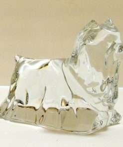 Baccarat Crystal Yorkshire Terrier Dog