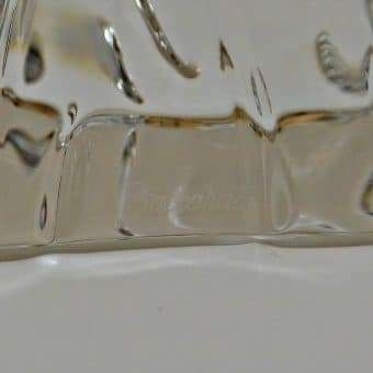 Baccarat Crystal Yorkshire Terrier Dog mark2