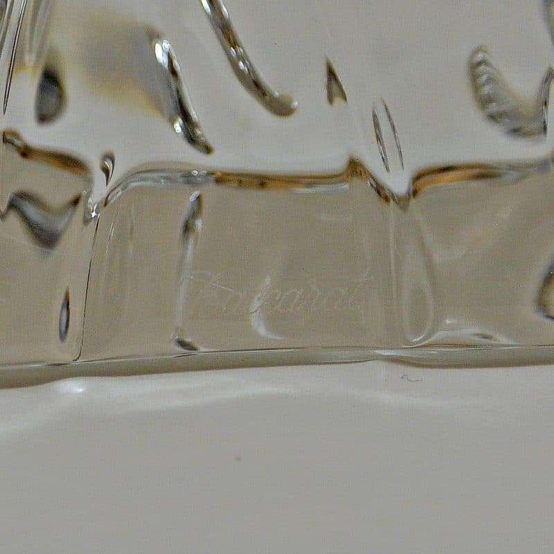 Baccarat Crystal Yorkshire Terrier Dog mark2