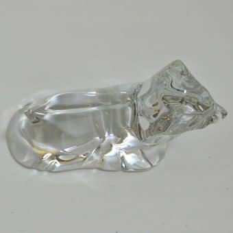 Baccarat Crystal Yorkshire Terrier Dog top