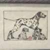 Original Clara Tice Dalmatian Dogs Pen & Ink Drawing - Signed c.1920's