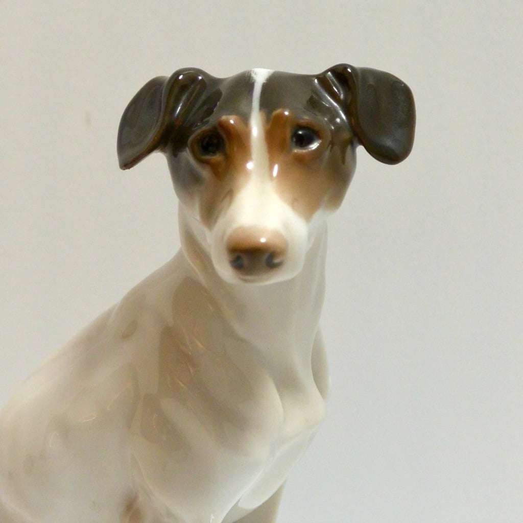 Antique Rosenthal Seated Fox Terrier Dog c.1923 #2 - A Dogs Tale Collectibles