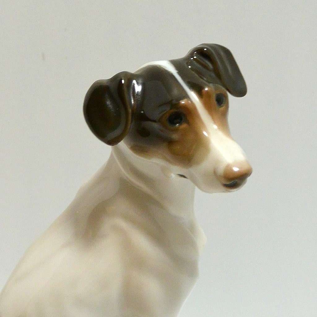 Antique Rosenthal Seated Fox Terrier Dog c.1923 #3 - A Dogs Tale Collectibles