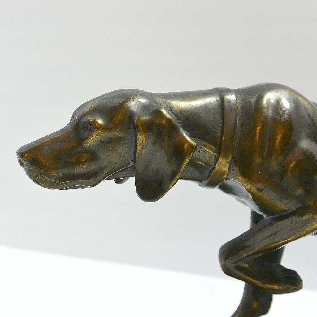 Vintage Pointer Dog Bookend BRZ-2213 #2 - A Dogs Tale Collectibles