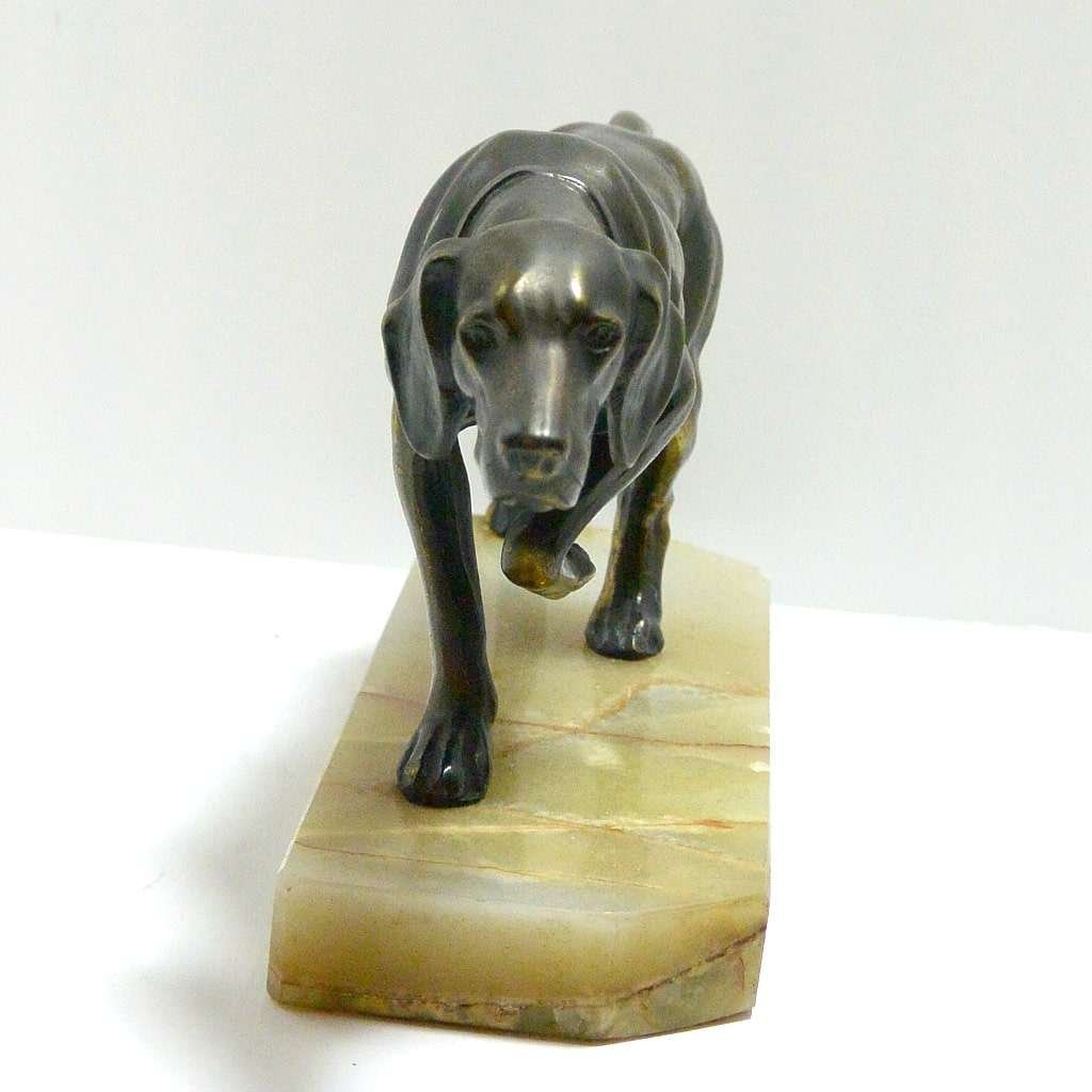 Vintage Pointer Dog Bookend BRZ-2213 #3 - A Dogs Tale Collectibles