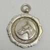 Sterling Silver Scottish Terrier Dog Pendant/Fob c.1928