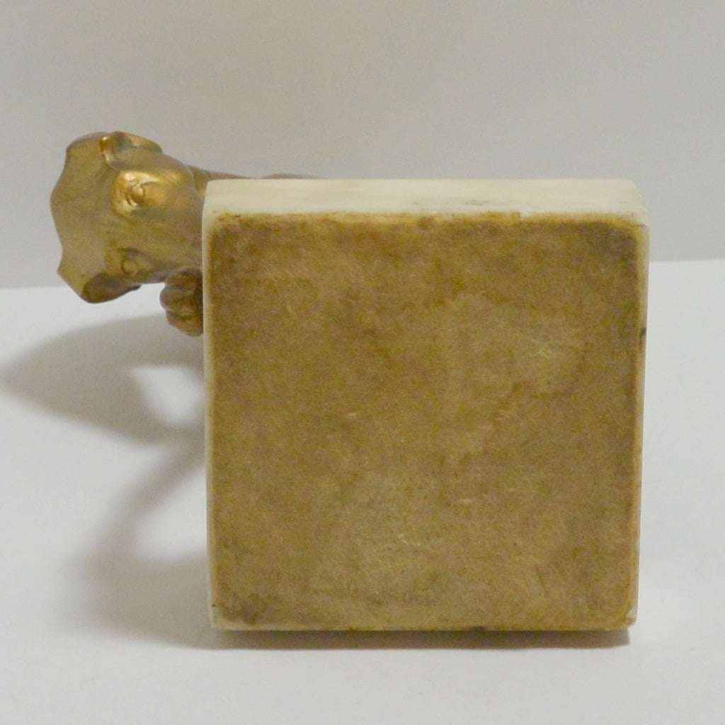 Art Deco Bronze Greyhound c.1920's BRZ-2214