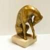 Art Deco Bronze Greyhound c.1920's