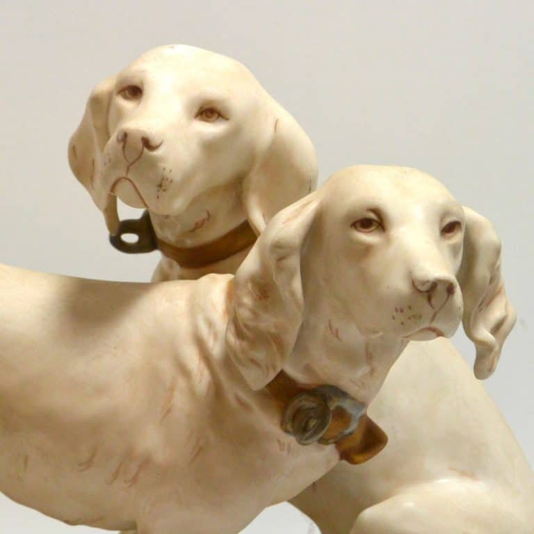 Royal Dux dog figurines