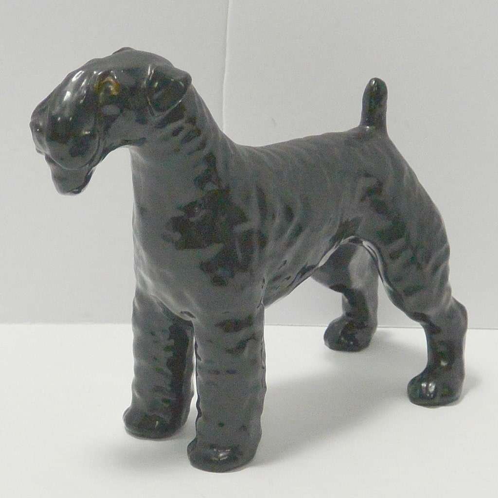 Vintage Mortens Studio Kerry Blue Terrier Dog c.1930's-1960 #3 - A Dogs Tale Collectibles