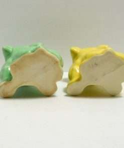 Morton Pottery Pair of Bulldog Planters Bottom