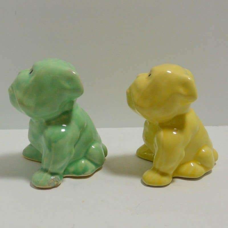 Morton Pottery Pair of Bulldog Planters 1