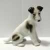 F. Pffeffer Porcelain Seated Fox Terrier c. 1900-1934