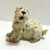 Cacciapuoti Porcelain Maltese Dog Figurine Signed