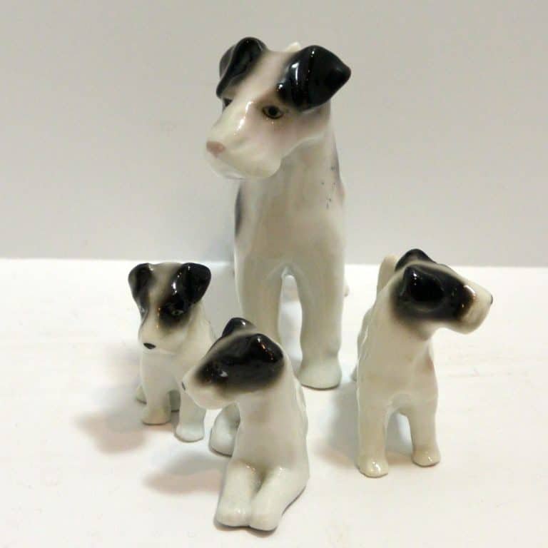 antique dog figurine sets