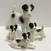Vintage Family of Four Terrier Dogs ERPHILA Germany