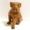 Vintage Folk Art Solid Wood Dog