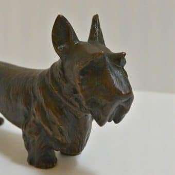 Jennings Brothers Bronze Scottish Terrier