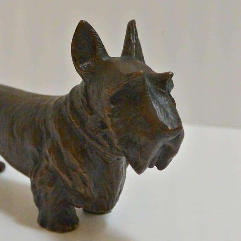 Jennings Brothers Bronze Scottish Terrier