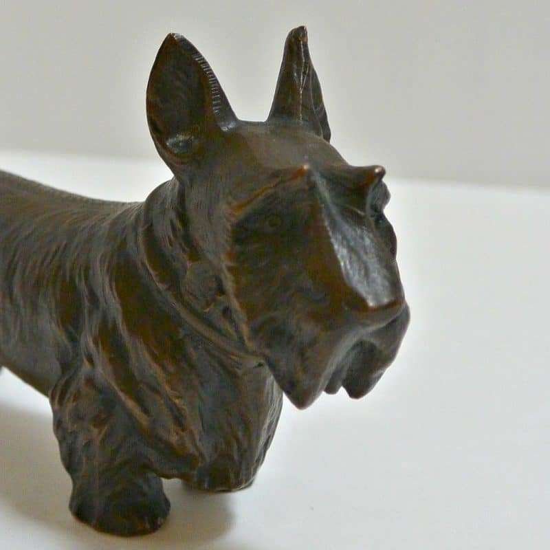 Jennings Brothers Bronze Scottish Terrier