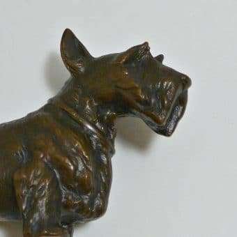 Jennings Brothers Bronze Scottish Terrier
