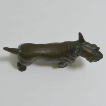 Jennings Brothers Bronze Scottish Terrier