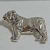 Sterling Silver English Bulldog Pin