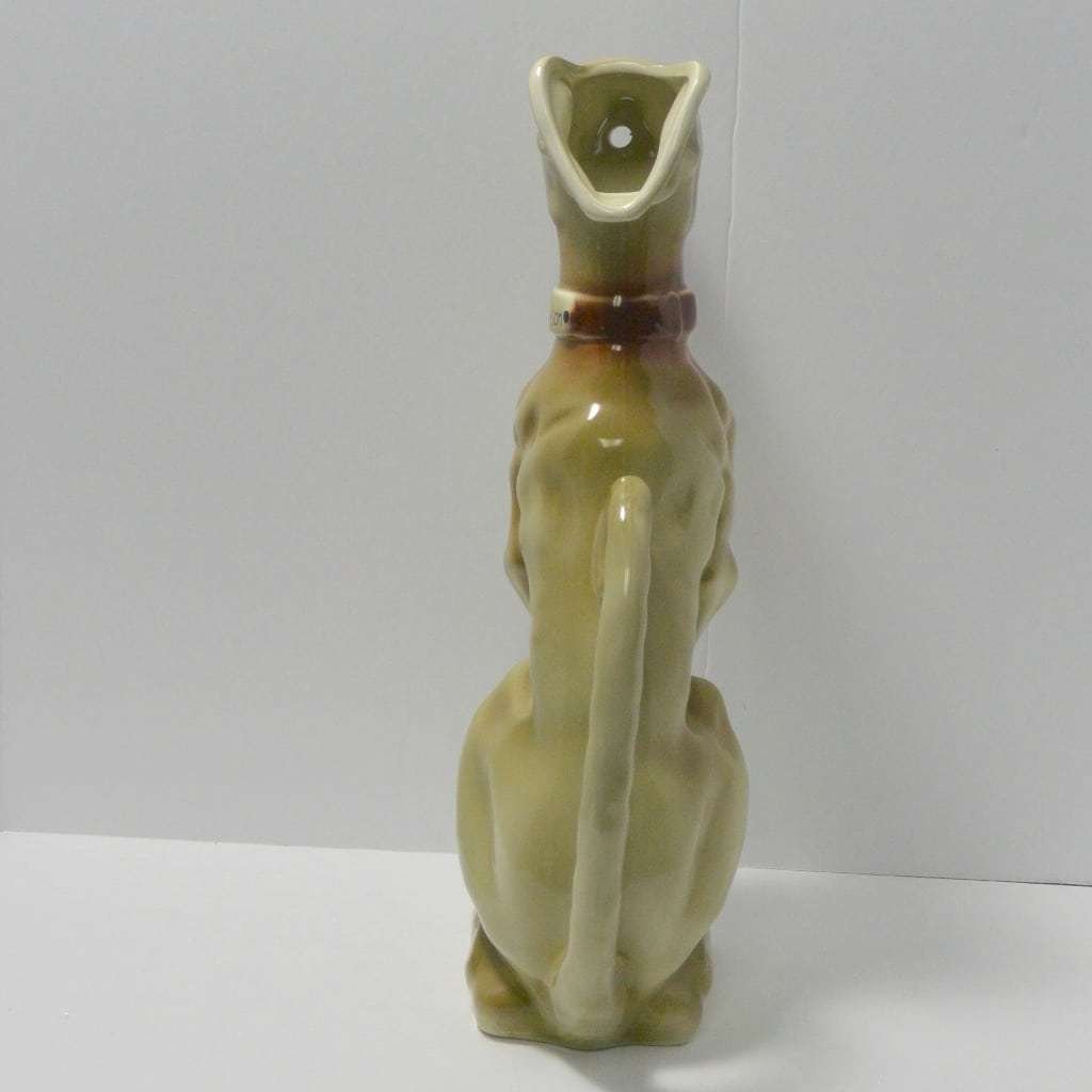 Vintage Majolica Greyhound Dog Pitcher KIT-2155B