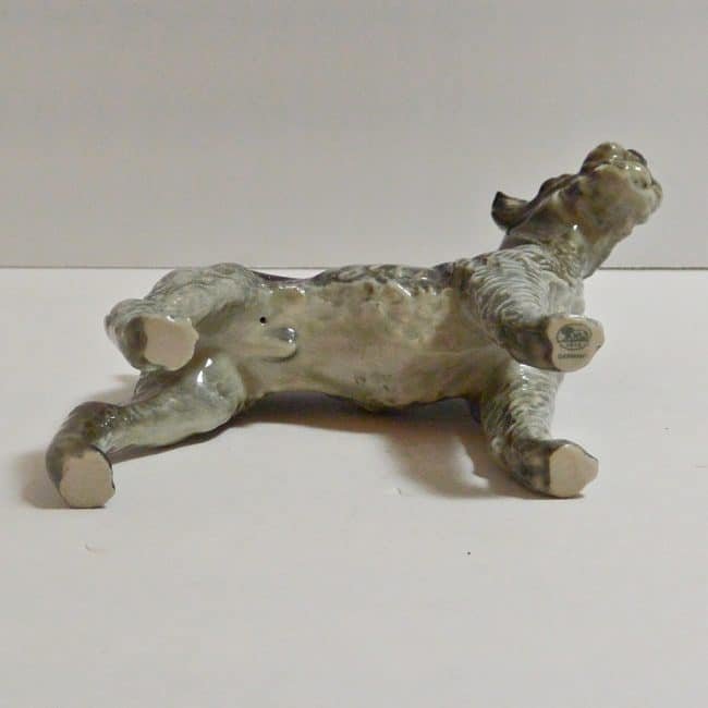 Hutschenreuther Porcelain Schnauzer Dog Figurine bottom