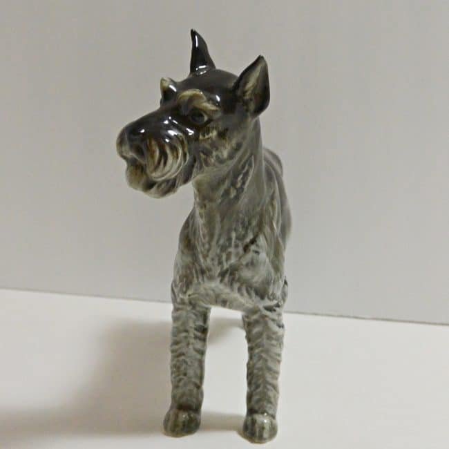 Hutschenreuther Porcelain Schnauzer Dog Figurine