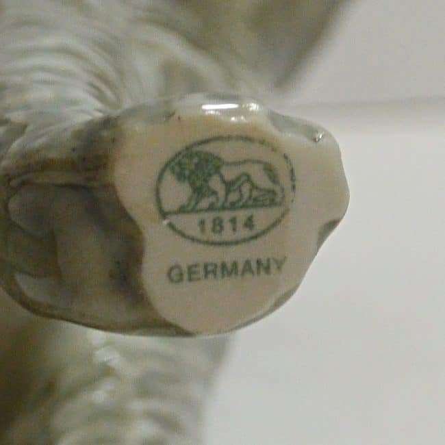 Hutschenreuther Porcelain Schnauzer Figurine Mark