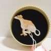 ERSTWILDER Whippet Dog Brooch